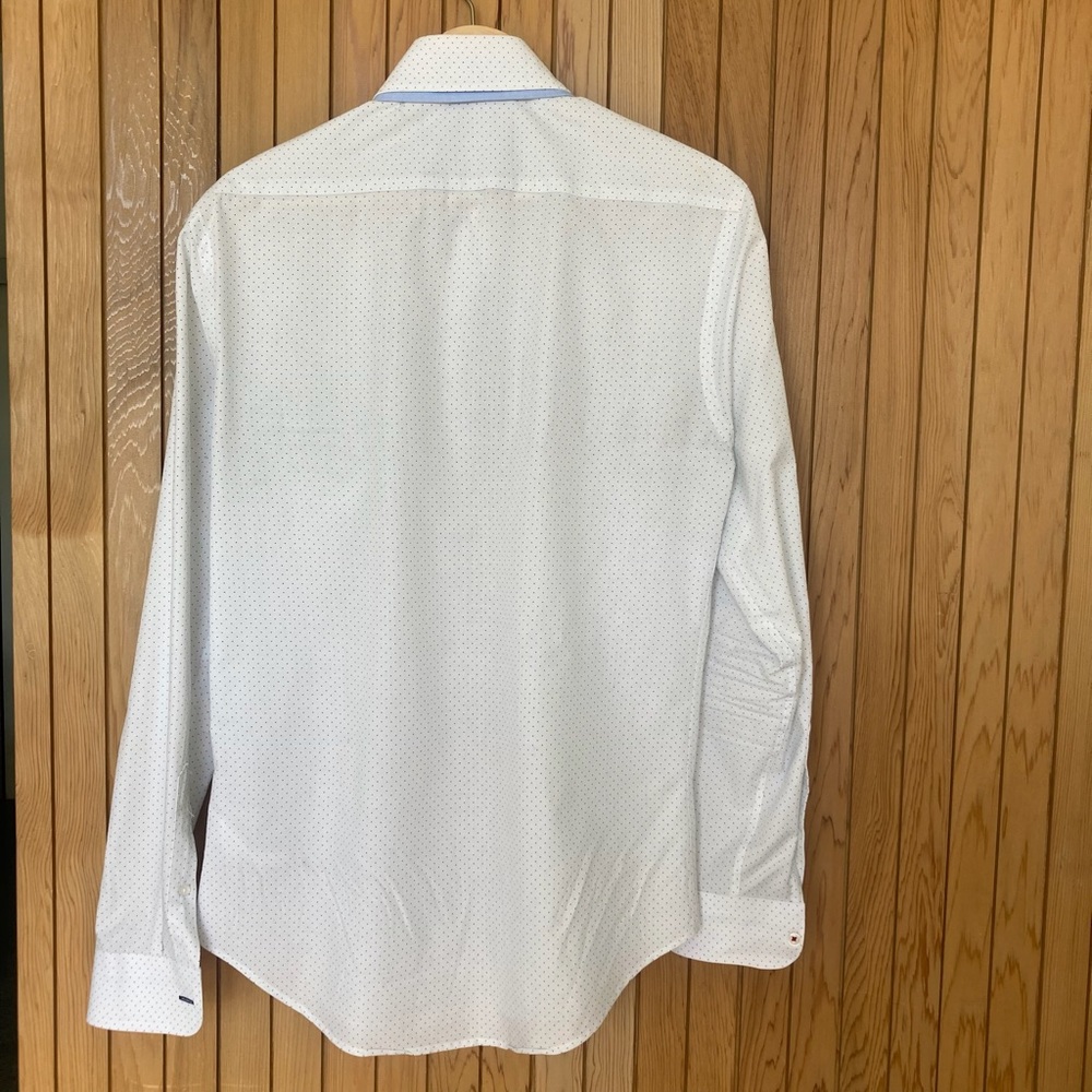Zara small dot long sleeve buttondown shirt - Picture 7 of 7